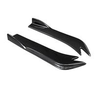 Faldones Laterales Coches Parachoques Trasero, Divisores, Faldones, Labio Maletero para Kia K5 2011-2019 2016, Alerón, Difusor De ala Canard, Envoltura Angular(Aspecto de Carbono)