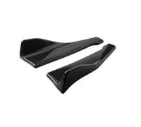 Faldones Laterales De 48 Cm, Extensiones Universales Parachoques Coche, Alerón Y Divisor para F20 E90(Black)