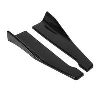Faldones Laterales De 48CM para Coches Protector Universal del Divisor Alerón Parachoques Antiarañazos Falda Lateral Automotriz(Glossy Black)