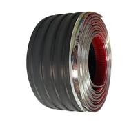 Faldones laterales de coche - Protector de borde universal antiarañazos, protector de goma de PVC, parachoques divisor exterior estilo carreras, ribete multifuncional | para vehículos