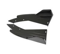 Faldones laterales Extensiones Difusor Parachoques Trasero Divisor Alerón Faldones Laterales Cubierta Adhesiva Para Ford Para Mustang GT 500 350 Exterior Labios(Black)