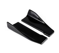 Faldones laterales Extensiones Kit Extensión Faldón Lateral Universal 35 Cm Alerones Divisores Traseros Faldones Laterales Para Mitsubishi Lancer EVO 10 2008-2015 Exterior Labios(Black)