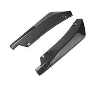 Faldones Laterales Juego Divisores Difusor Labio para Parachoques Trasero Automóvil ABS Duraro Fácil Instalación con Tornillos Incluidos Mejora El Aspecto(Carbon Fiber)
