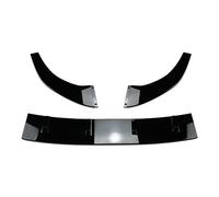 Faldones Laterales para A3 8Y S3 2021 2022 2023 + Labio lantero l Coche Alerón para Parachoques Difusor Kit Carrocería Pala lantera Falda Tablero(Carbon Look)