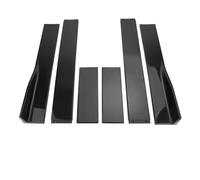 Faldones Laterales para Alfa para Romeo para Giulia 2017-2022 78,7 "faldón Lateral Divisor Alerón Labio Basculante Panel Extensiones Kit Carrocería(Black with Red Side)