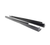 Faldones Laterales para Automóviles Alerón Faldas Divisoras Lateral Posterior Mate Extensión Plana para Dodge para Challenger 2011-2018 Faldón Lateral