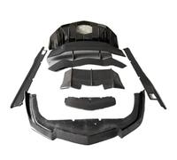Faldones Laterales para Automóviles para Aventador LP700 LP720 Labio Delantero Parachoques Trasero Difusor Alerón Maletero Faldones Laterales Kit Carrocería Faldón Lateral(Full Set Carbon)