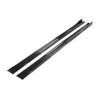 Faldones Laterales para Benz para Tesla para El Modelo 3 para El Modelo Y 8 Uds 2m/2,2 M Extensión Falda Lateral Universal Placa Basculante Parachoques(Glossy Black)