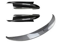 Faldones Laterales para BMW Serie 3 E90 E91 E92 E93 para M3 2006-2013 ABS Parachoques Delantero Divisor De Labios Difusor Cuerpo Kit Alerón Protector(Carbon Look A B)