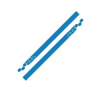 Faldones Laterales para Coches Pegatina Raya Larga para Puerta Coche, Accesorio para 5 6 7 MK7 MK6 B6 B7 B5 para Polo 6R T5 para Jetta para Bora(Glossy Blue)