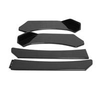 Faldones Laterales para Dodge para Challenger SRT SXT RT con Varillas Puntal 4 Uds Parachoques Lantero Universal Divisor Lateral Difusor Cuerpo(Carbon Fiber Look)