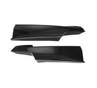 Faldones Laterales para F30 F31 F35 320i 328i 330i 335i 340i 316d 318d MS&Port 2012-2019 Alerón Divisor Lateral para Parachoques Delantero Cubierta Luz Antiniebla(Funda de plumón Negra)