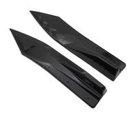 Faldones Laterales para Ford para Focus ST RS SE MK2 Mk2.5 MK3 MK4 2 Piezas De Parachoques Trasero Difusor Angular Divisor Alerón Canard(Black)