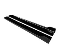 Faldones Laterales para Infiniti G Series G25 G35 G37 2007-2013 Divisores Extensión Falda Lateral Coche Delantal Cuerpo ala Divisora Labios(Gloss Black)