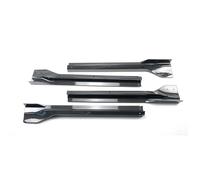 Faldones Laterales para Jeep para Grand para Cherokee para SRT para SRT8 para Trackhawk 2012-2021 Lateral Coche 4 Piezas Kit Carrocería Alerón Parachoques Borde Placa Coche Divisor de Balancín(C)