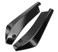Faldones Laterales para Mitsubishi Lancer 2008-2017 2 uds Aleta Parachoques Trasero Canard Divisor Lateral alerón difusor Cuerpo Kit Valence Accesorios(Carbon Fiber Look)