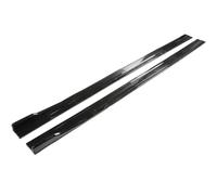 Faldones Laterales para Seat para Leon FR 5F para Ibiza 6J 6L Extensiones De Faldones Laterales Divisores Balancines Laterales Difusores Y Aletas Falda Lateral Automotriz(Glossy Black)