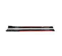 Faldones Laterales para VW MK6 MK7 E90 F30 para A3 para A4 para A6 8Piezas 2,2M Extensión Faldón Lateral Placa Balancín Separador Labios Parachoques(Black Red)
