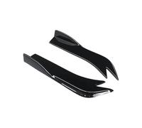 Faldones Laterales para X1 F48 E84 2010-2022 Lip Splitter Parachoques Deflector Spoiler Resistente Los Arañazos Palas ala Protección(Negro Brillante)