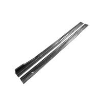 Faldones Laterales para Z4 E53 para X3 F83 E46 E39 E38 E60 E63 E61 E64 Faldones Laterales Universales Extensión Balancín Divisores Difusor Alas Winglet(Carbonfiber 2.18m)