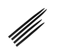Faldones Laterales Protector De Puerta Coche 4 Piezas Color Negro Universal Antiarañazos Decorativo Borde Lateral Tira Suave