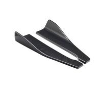 Faldones Laterales Universales 48 Cm Protector Parachoques del Spoiler Coche para F20 E90 Alerones Parachoques Trasero(Fibra de Carbon)
