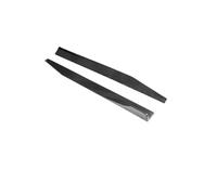 Faldones Laterales Universales Pequeños para Coche, con Láminas Reforzadas Engrosadas, Accesorios para Flancos, ABS, Diseño Fibra Carbono Negro(Carbon Fiber Pattern)