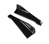 Faldones Laterales y estribos Laterales de ABS Negro Brillante para VW para Polo MK5 6R 6C MPI TSI GTI 2009-2017.