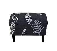 Faldones para Ottoman Extensible, Protector de Pouf Rectangular Anti-Polvo extraíble para salón y hogar,Sombra Nocturna,5" de Profundidad x 5" de Ancho x 5" de Alto