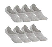 Falechay Calcetines Invisibles Tobilleros Mujer hombre 8 Pares-gris 35-38