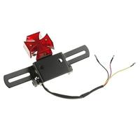 FALELELV Moto Luces Traseras Freno Luz trasera de motocicleta ajuste universal, aplicación personalizada, motos deportivas, motocicletas crucero