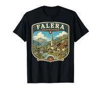 Falera Suiza Klosters Souvenir Viaje Familiar Falera Camiseta
