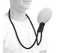 FALINGO Lupa 3-en-1 Colgante Manos Libres con Soporte de Mesa y Uso Manual Aumento óptico 200% o 400%