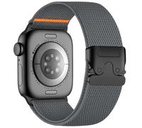 Faliogo Correa de nailon para Apple Watch 40mm 38mm 41mm 42mm - Correa deportiva de paracaídas para iWatch series 11 10 9 8 7 6 5 4 3 SE 3 2 1, Gris