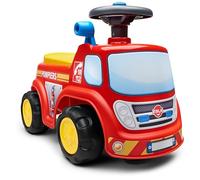 FALK Camión de Bomberos Porteur-A Partir de 12 Meses-Fabricado en Francia-Volante direccional con bocina-Palanca con Efecto sonoro-Caja de Almacenamiento-Matrícula personalizable-700, 700