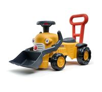 Falk - Portador de astillero Komatsu - Amarillo - Pala Frontal - A Partir de 12 Meses - 90% de plástico Reciclado - Barra de Ayuda para Caminar - Fabricado en Francia - 916D