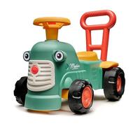 FALK- Cuarto Portatractor Verde Maurice con Barra ergonómica para Caminar-A Partir de 12 meses-90% plástico Reciclado-Fabricado en Francia-901, Multicolor, Small (901)