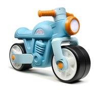 FALK Prem1er - Correa para Moto (Ruedas extragrandes y silenciosas), Color Azul, Manillar direccional, Aspecto Vintage, Contiene al Menos un 75% de plástico Reciclado, Fabricado en Francia, a Partir