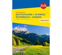 Falk Straßenatlas 2026/2027 Deutschland, Schweiz, Österreich 1:300.000: Autoatlas mit Europa 1:4,5 Mio.