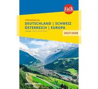 Falk Straßenatlas 2027/2028 Deutschland, Schweiz, Österreich 1:300.000: Autoatlas mit Europa 1:4,5 Mio.