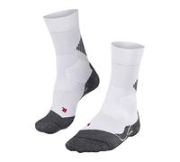 FALKE 4 GRIP Stabilizing U So hilo funcional para máxima velocidad 1 par, Calcetines Unisex adulto, Blanco White-Mix 2029, 35-36