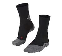 Falke Calcetines 4 GRIP Stabilizing U So - Hilo funcional para máxima velocidad - Negro 44-45