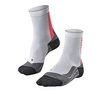 FALKE Achilles W So lyocell hilo funcional protege el tendón de aquiles 1 par, Calcetines para correr Mujer, Blanco White-Red 2028, 41-42