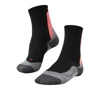 FALKE Achilles W So lyocell hilo funcional protege el tendón de aquiles 1 par, Calcetines para correr Mujer, Negro Black 3008, 41-42
