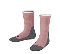 FALKE Calcetines 'Active Everyday' gris oscuro / rosa moteado / rojo oscuro, Talla 23-26