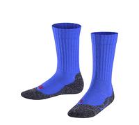 FALKE Active Warm K So lana gruesos transpirables lisos 1 par, Calcetines Unisex niños, Azul Cobalt Blue 6054, 23-26