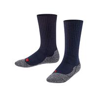FALKE Active Warm K So lana gruesos transpirables lisos 1 par, Calcetines Unisex niños, Azul Marine 6120, 23-26