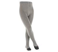 FALKE Active Warm K Ti lana gruesas lisas 1 pieza, Pantimedias Unisex niños, Gris Mid Grey Melange 3530, 110-116