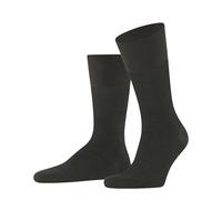 FALKE Airport M So lana algodón lisos 1 par, Calcetines Hombre, Verde Military 7826 Herringstripe, 43-46