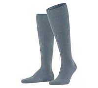 FALKE Airport M Kh lana algodón lisos 1 par, Calcetines largos Hombre, Azul Monument 6592, 41-42